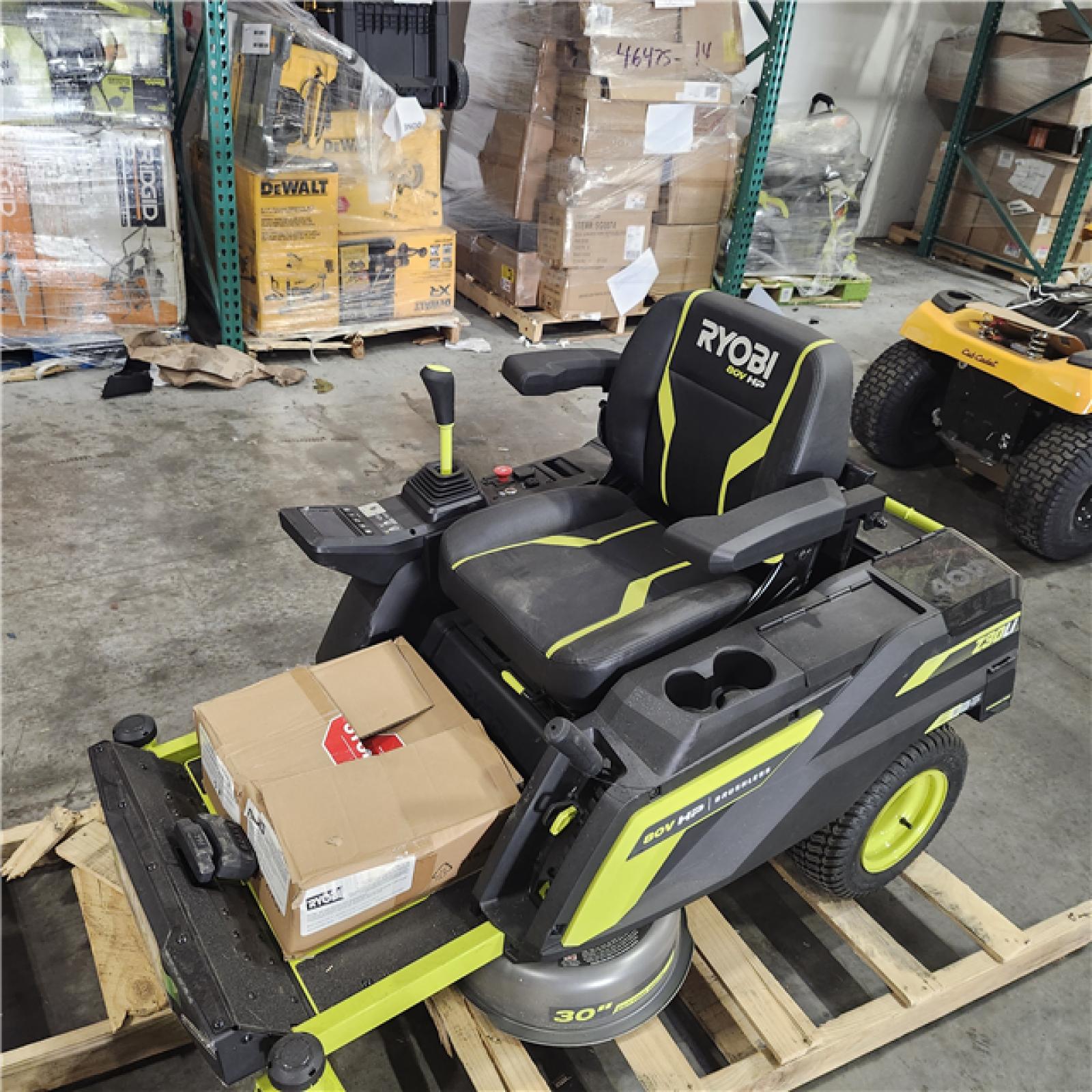 Dallas Location - As-Is RYOBI 80V HP Brushless 30 in. Riding Mower