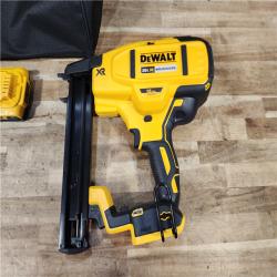 HOUSTON LOCATION - AS - IS DEWALT 20V MAX XR Lithium-Ion Cordless 18-Gauge Narrow Crown Stapler Kit