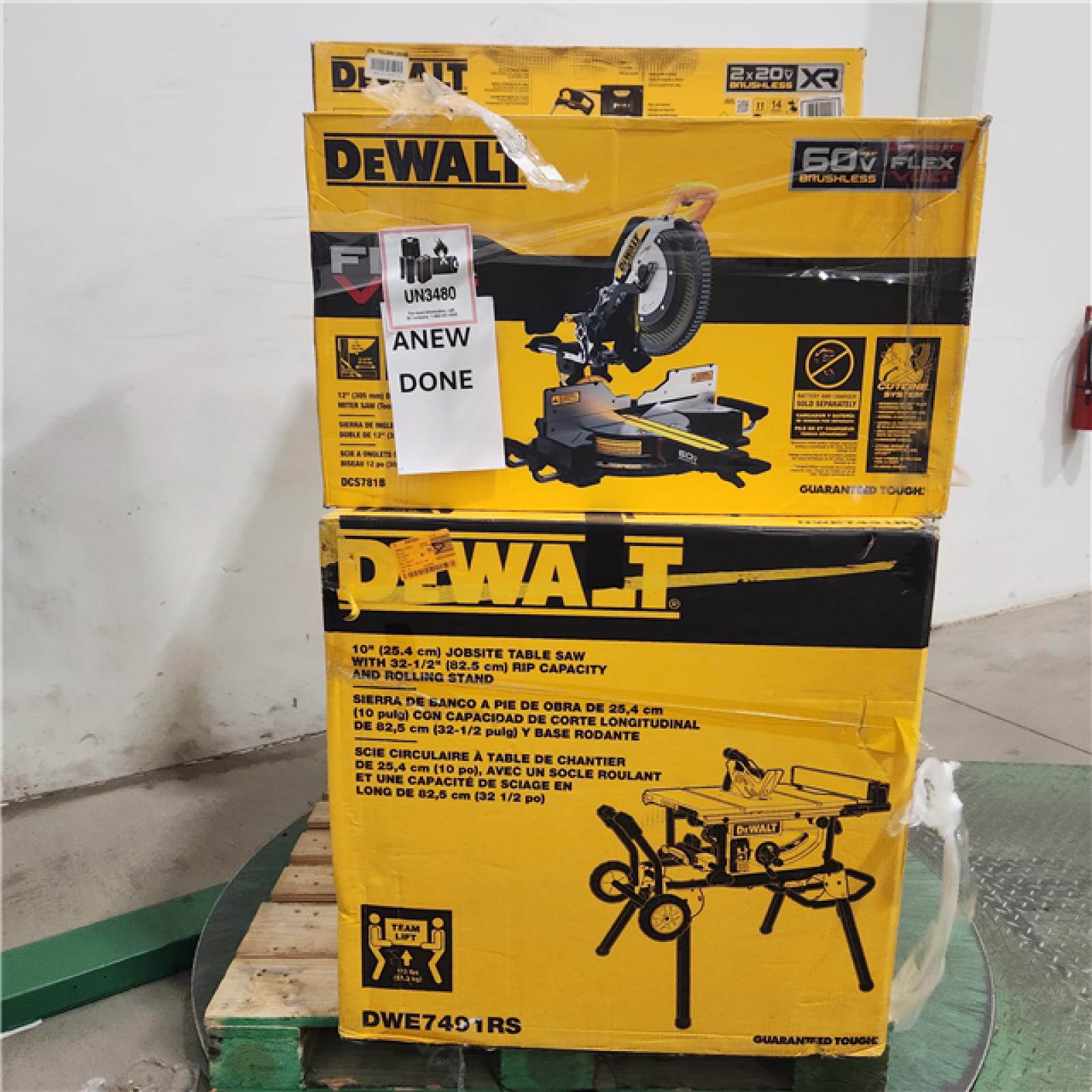 Dallas Location - As-Is DEWALT Tool Pallet