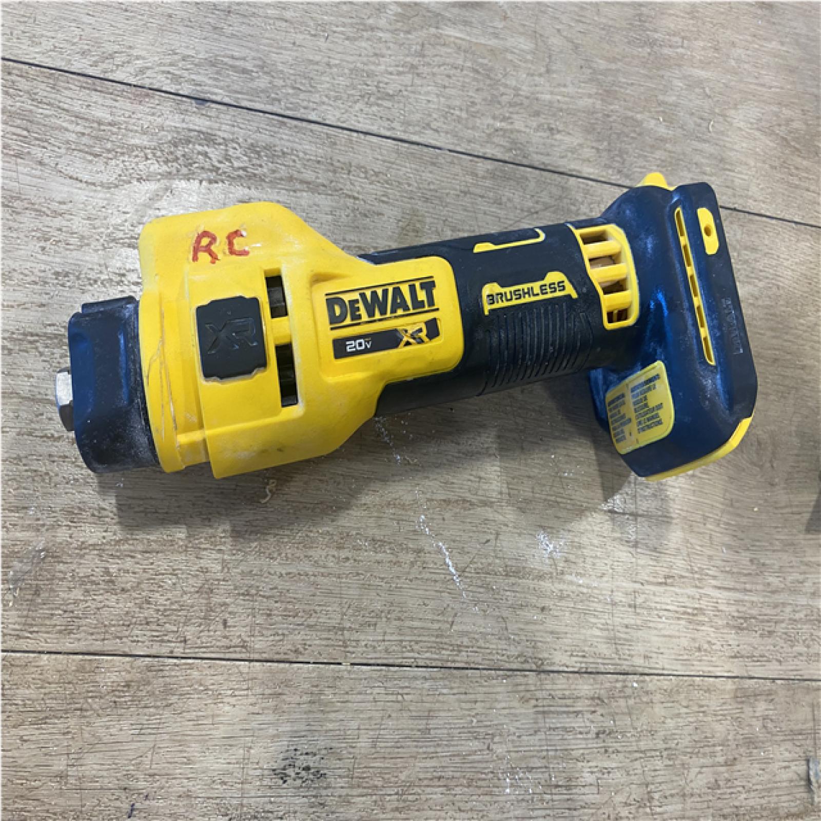AS-IS DEWALT XR 20V Lithium-Ion Cordless Rotary Drywall Cut-Out Tool (Tool Only)