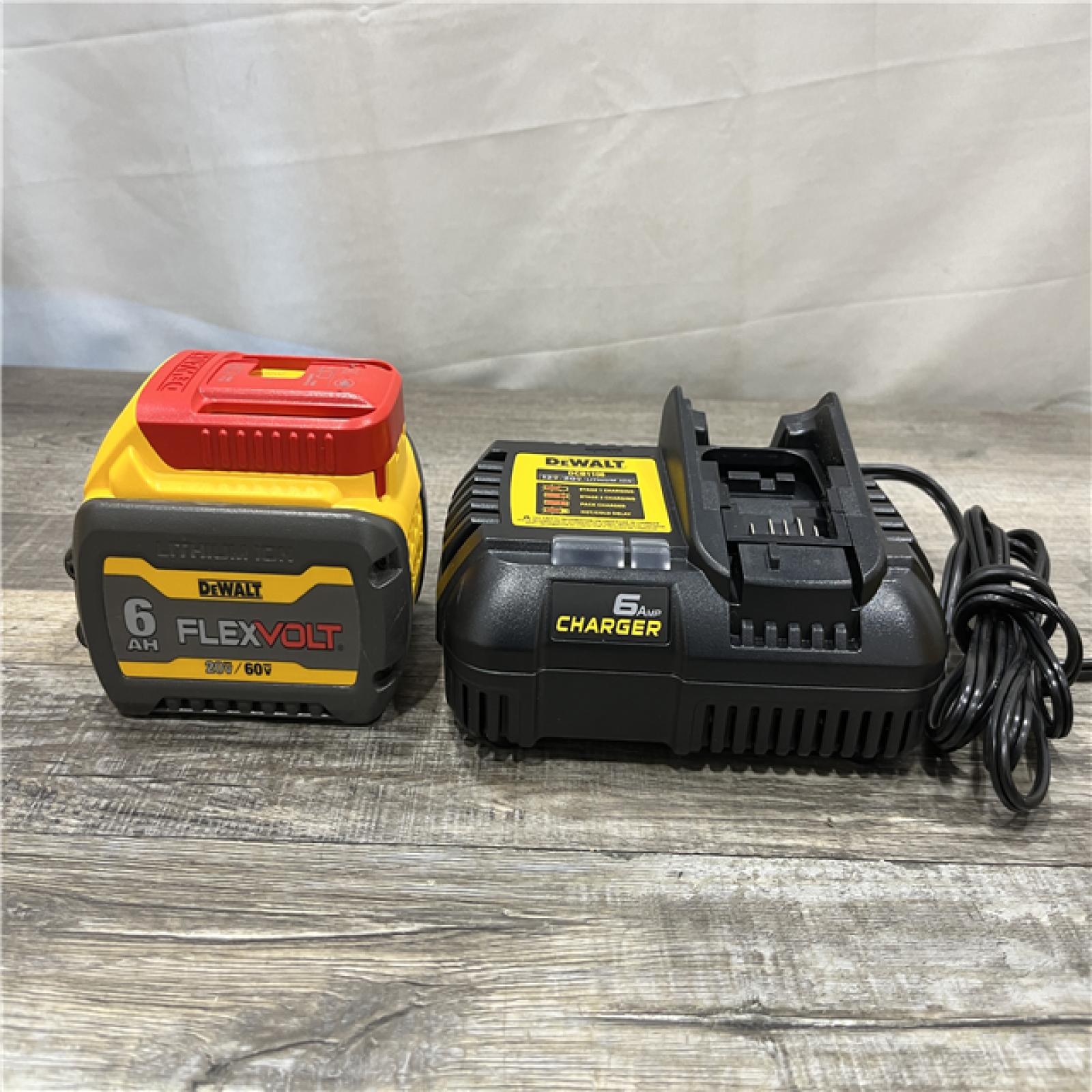 AS-IS DEWALT FLEXVOLT 20V/60V MAX Lithium-Ion 6.0Ah Battery Pack Kit