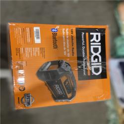 NEW! - RIDGID Jobsite Radio Speaker Bluetooth Wireless R84087 18V
