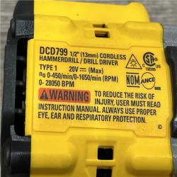 AS-IS DEWALT ATOMIC 20V Lithium-Ion Cordless 1/2 in. Hammer Drill Kit