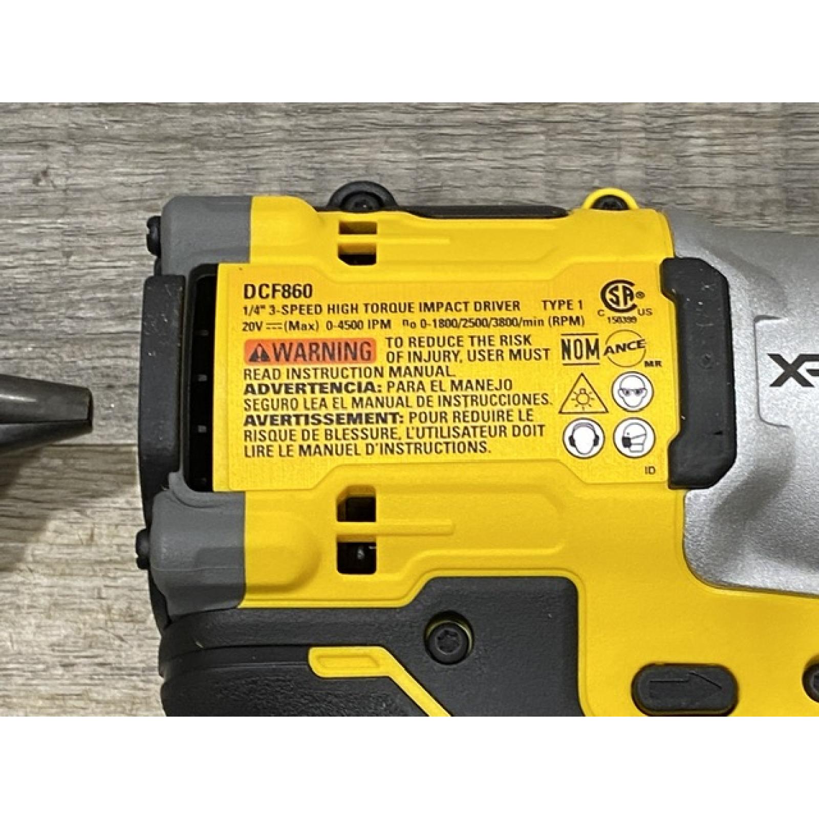 AS-IS DEWALT 20V MAX Lithium-Ion Cordless 3-Tool Combo Kit