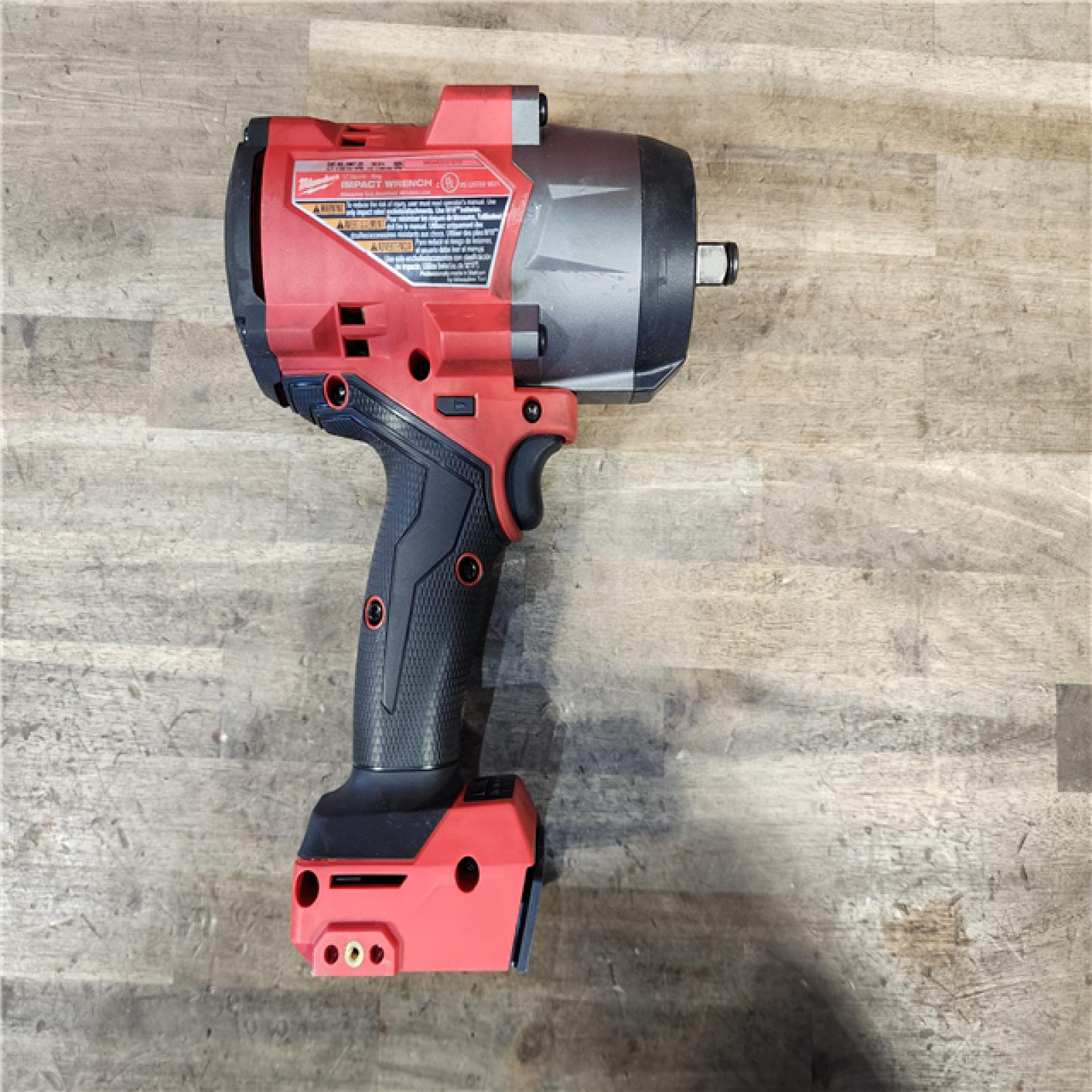 HOUSTON LOCATION - AS-IS Milwaukee M18 FUEL 18V Lithium-Ion Brushless Cordless 1/2 in. Impact Wrench with Friction Ring (Tool-Only)