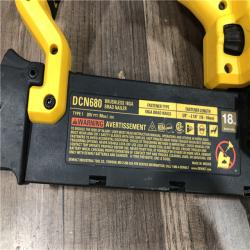 AS-IS DEWALT 20V MAX XR Lithium-Ion Electric Cordless 18-Gauge Brad Nailer (Tool Only)