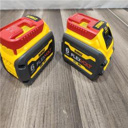AS-IS DEWALT FLEXVOLT 20V/60V MAX Lithium-Ion 6.0Ah Battery Pack (2 Pack)