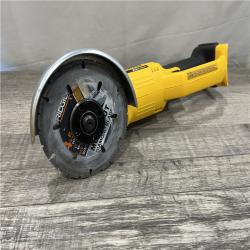 AS-IS DEWALT 20V MAX Cordless 4.5 in. - 5 in. Angle Grinder (Tool Only)