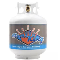 DALLAS LOCATION- NEW!- Flame King 20 lbs. Empty Propane Cylinder PALLET (48 UNITS)