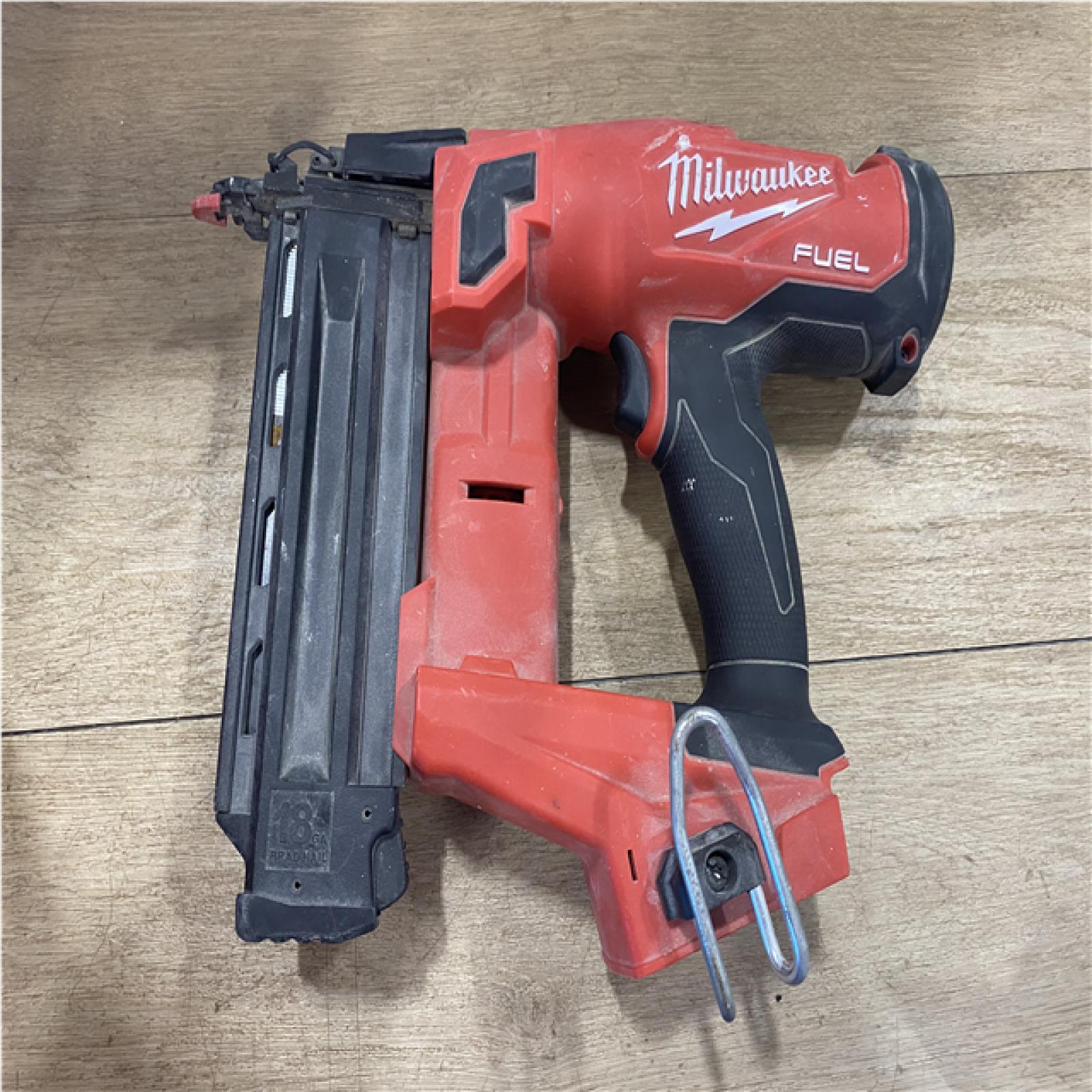 AS-IS Milwaukee FUEL 18-Volt Lithium-Ion Brushless Cordless Gen II 18-Gauge Brad Nailer (Tool-Only)