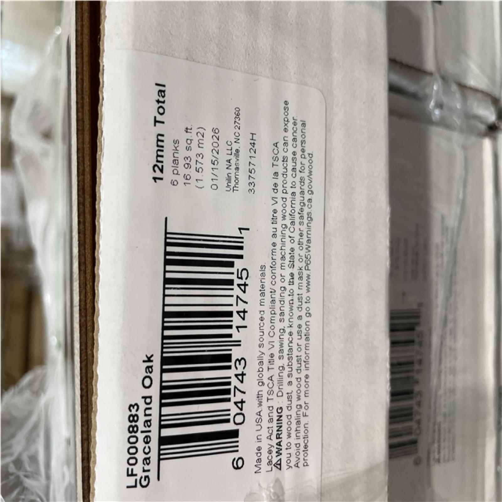 DALLAS LOCATION- Pergo Outlast+ Graceland Oak 12 mm T x 7.4 in. W Waterproof Laminate Wood Flooring (16.93 sqft/case)PALLET-(60 CASES)