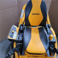 CALIFORNIA AS-IS CUB CADET ULTIMA ZT1 42 SIT DOWN RIDING LAWN MOWER