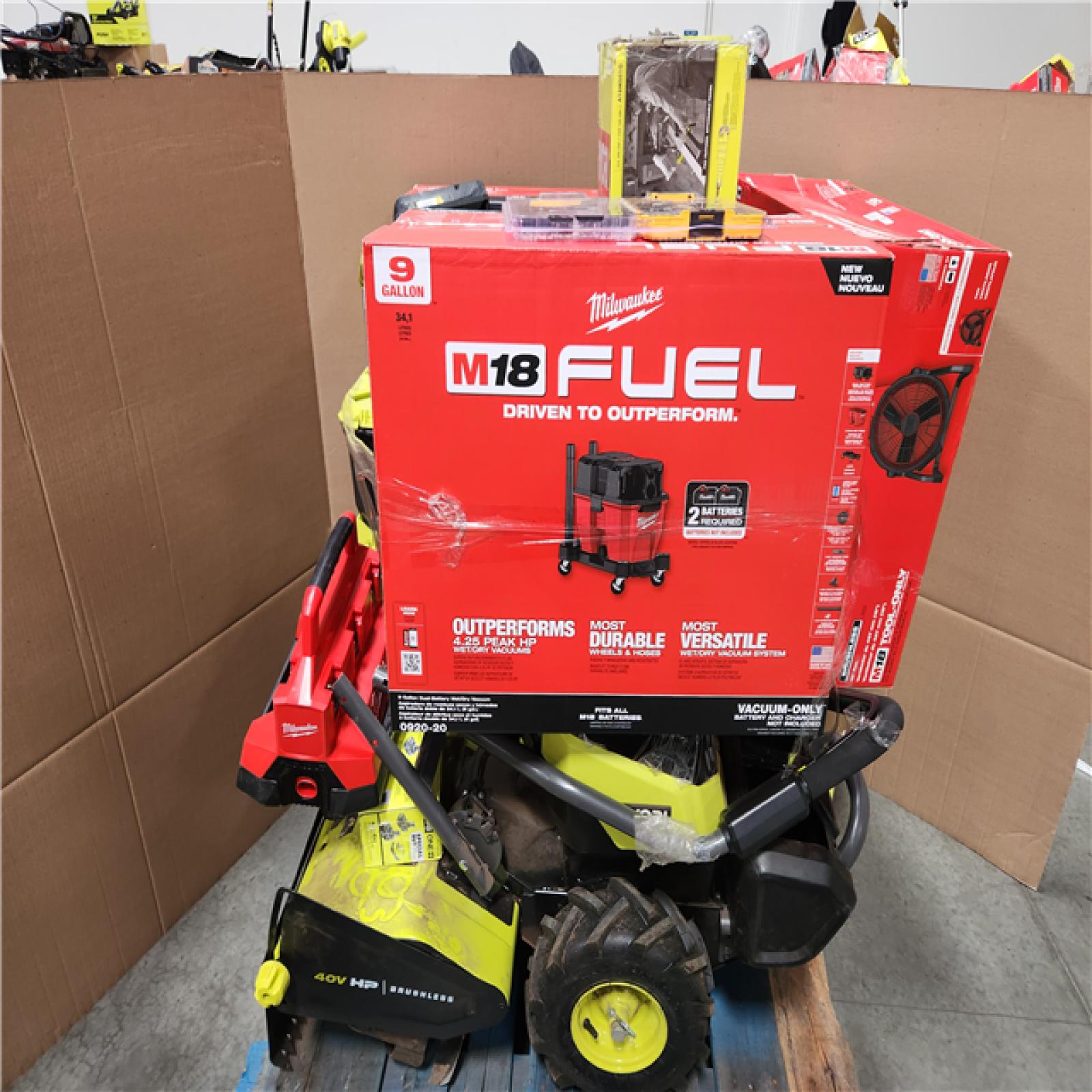 CALIFORNIA AS -IS  TOOL PALLET