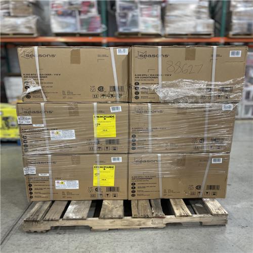DALLAS LOCATION - SEASONS 8 300BTU AIR CONDITIONER PALLET - (6 UNITS)
