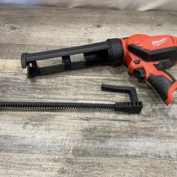 AS-IS Milwaukee 12V Lithium-Ion Cordless 10 oz. Adhesive and Caulk Gun (Tool-Only)