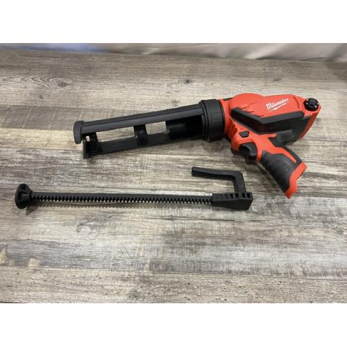 AS-IS Milwaukee 12V Lithium-Ion Cordless 10 oz. Adhesive and Caulk Gun (Tool-Only)