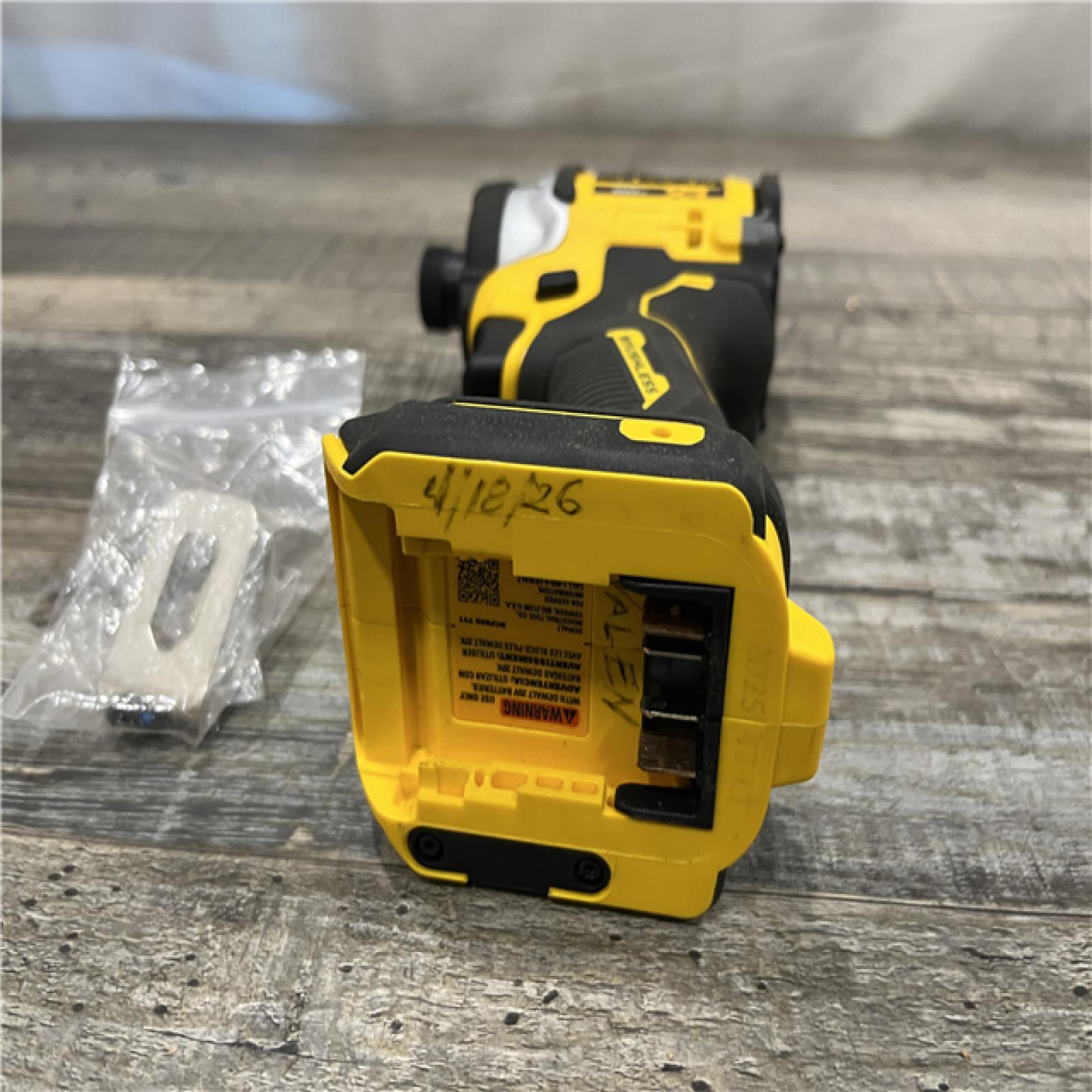 AS-IS DEWALT 20V MAX XR Cordless Impact Driver (Tool Only)