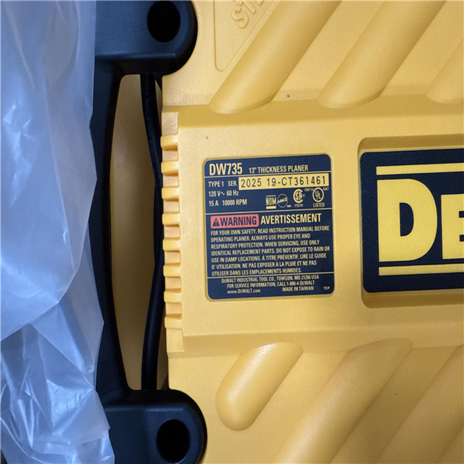 California NEW DeWalt 13 Thickness Planer (Tool Only)