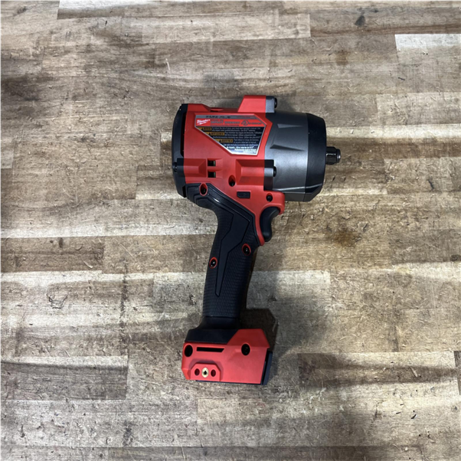 Houston Location AS-IS Milwaukee FUEL 18V Lithium-Ion Brushless Cordless 1/2 in. Impact Wrench with Friction Ring (Tool-Only)