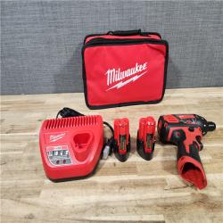 HOUSTON LOCATION - AS - IS Milwaukee 12V Lithium-Ion Cordless 1/4 in. Hex Screwdriver Kit