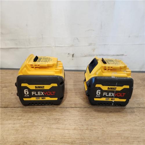 AS-IS- DEWALT FLEXVOLT 20V/60V MAX Lithium-Ion 6.0Ah Battery Pack (2 Pack)