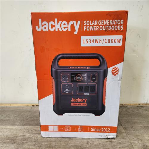 Phoenix Location NEW Jackery Solar Generator Power Outdoors 1534Wh/1800W Model No. JSG-1500B (Sealed)