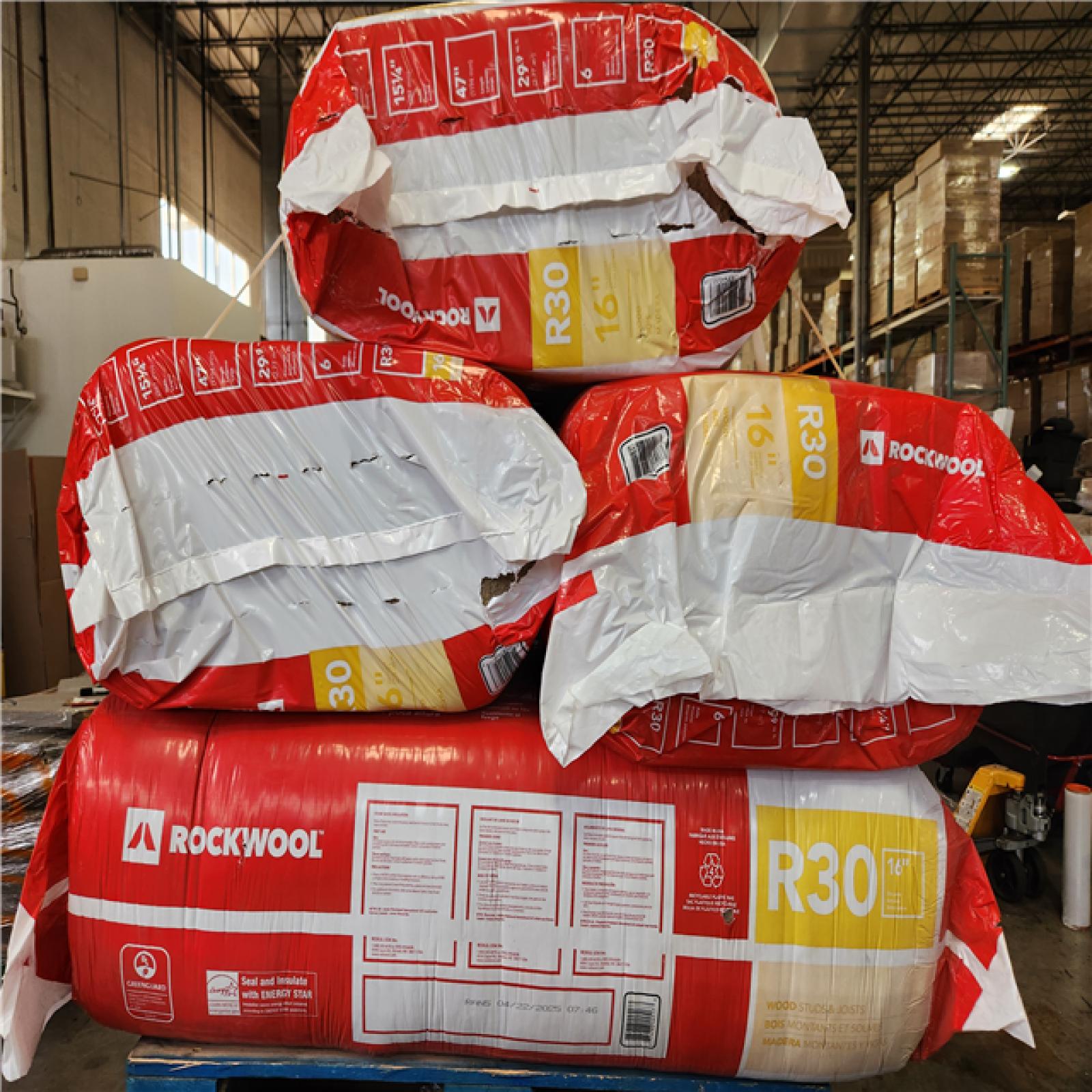 Phoenix AS-IS ROCKWOOL R-30 Comfortbatt 7-1/4 in. x 15 in. x 47 in. Fire Resistant Stone Wool Insulation Batt (149 sqft)