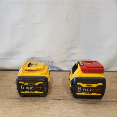 AS-IS- DEWALT FLEXVOLT 20V/60V MAX Lithium-Ion 6.0Ah Battery Pack (2 Pack)