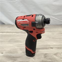LIKE NEW! - Milwaukee M12 FUEL 12V Cordless Hex Impact Driver Compact Kit