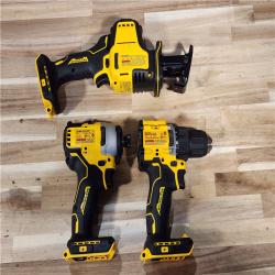 HOUSTON LOCATION - AS-IS DEWALT 3 TOOL COMBO KIT W/ (2) BATTERY & CHARGER
