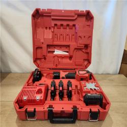AS-IS- Milwaukee M18 18V Lithium-Ion Cordless Short Throw Press Tool Kit