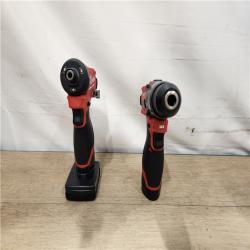 AS-IS- Milwaukee 12V Brushless Hammer Drill and Impact Driver Combo Kit