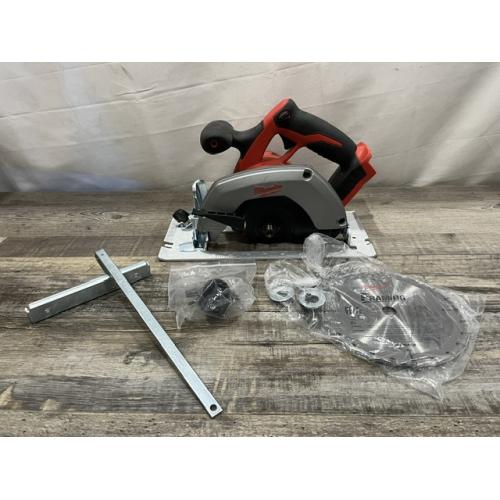 AS-IS Milwaukee 18V Lithium-Ion Cordless 6-1/2 in. Circular Saw (Tool-Only)