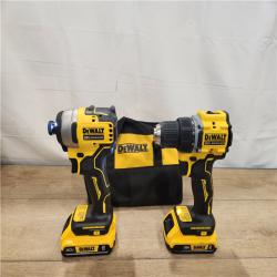 AS-IS- DEWALT ATOMIC 20-Volt MAX Lithium-Ion Cordless Combo (2-Tool) Kit
