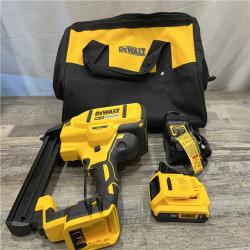 AS-IS DEWALT 20V MAX XR Lithium-Ion Cordless 18-Gauge Narrow Crown Stapler Kit