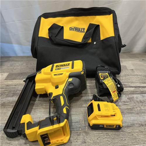 AS-IS DEWALT 20V MAX XR Lithium-Ion Cordless 18-Gauge Narrow Crown Stapler Kit