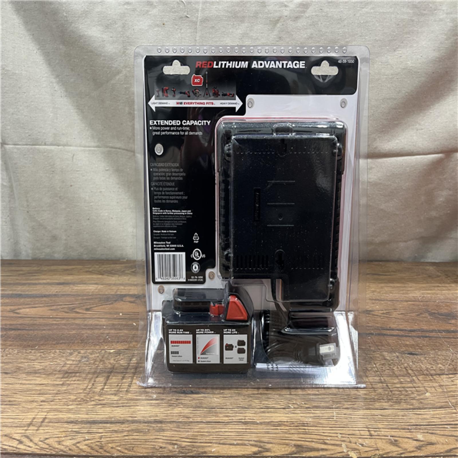 NEW Milwaukee M18 18-Volt Lithium-Ion XC Battery Starter Kit