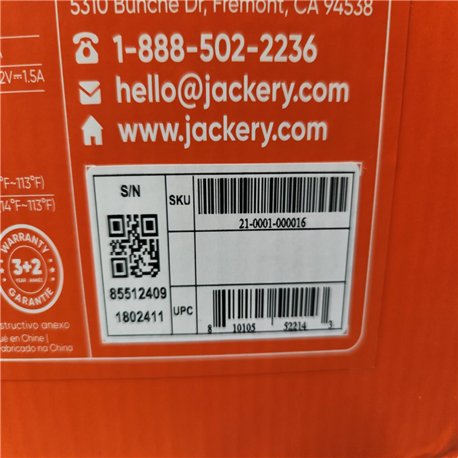 Phoenix Location NEW Jackery Solar Generator Explorer 2000 Plus 2042.8Wh/ 3000W Model No. Je-2000C