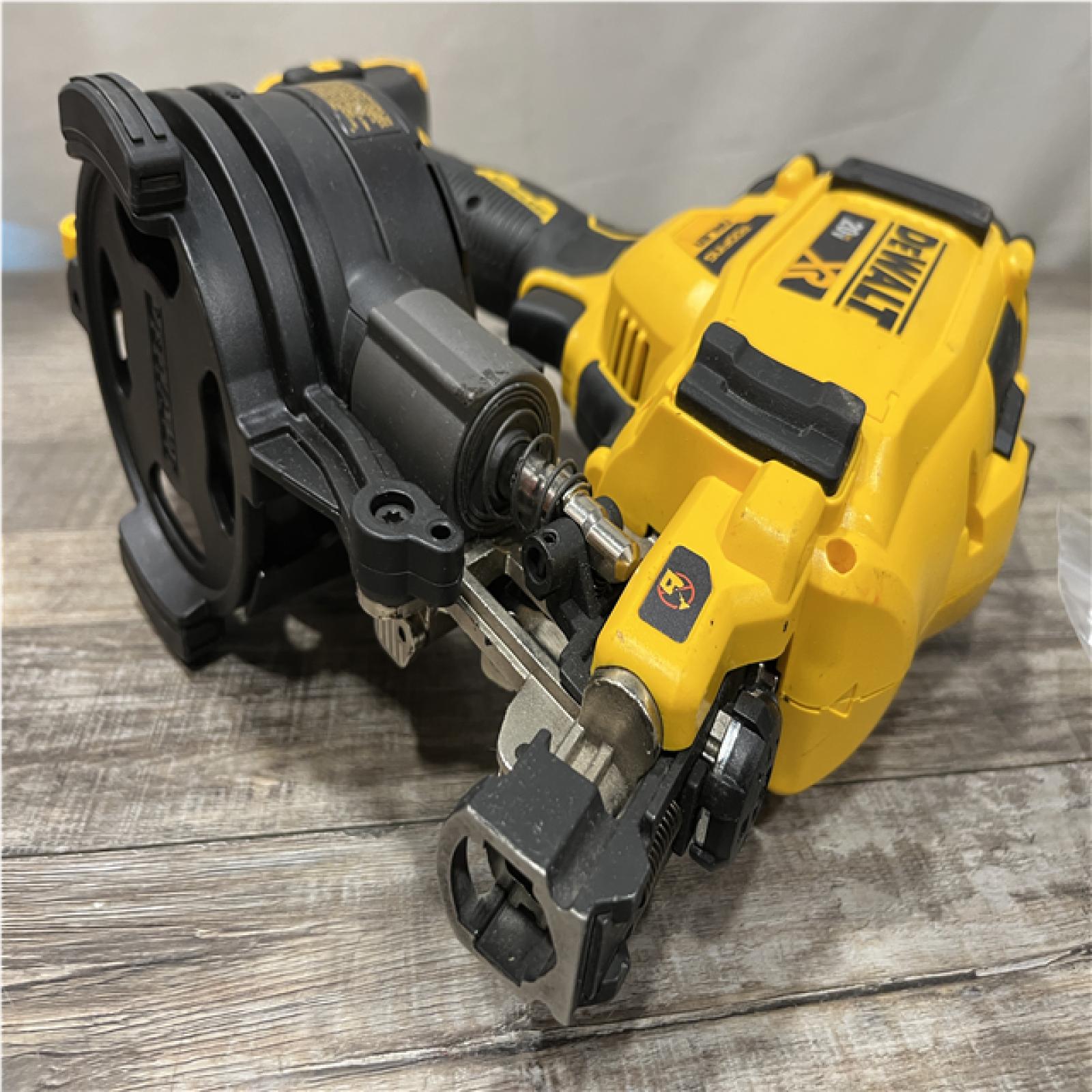 AS-IS DEWALT 20V MAX 15-Degree Electric Cordless Roofing Nailer (Tool Only)