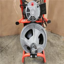 Phoenix AS-IS RIDGID K-400 Drain Cleaning Snake Auger Machine  C-45 IW 1/2 in. x 75 ft. Cable inside Drum