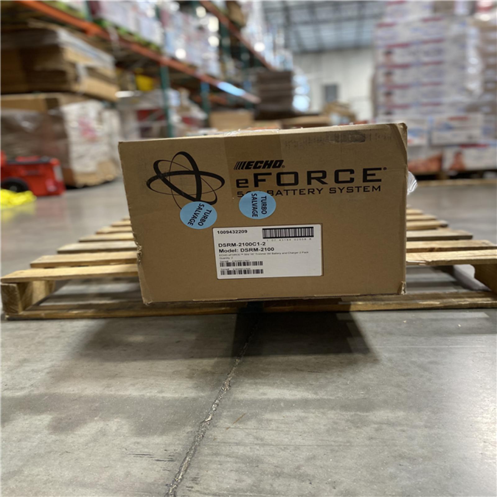 DALLAS LOCATION- NEW!- ECHO 56V 16 in. Brushless Cordless Battery Straight Shaft String Trimmer with Speed-Feed Head and 2.5Ah Battery and Charger (4 UNITS)