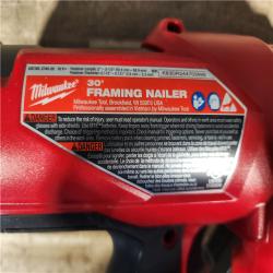 HOUSTON LOCATION - AS-IS Milwaukee FUEL 3-1/2 in. 18-Volt 30-Degree Lithium-Ion Brushless Cordless Framing Nailer (Tool-Only)