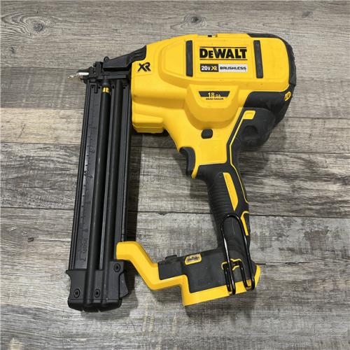 AS-IS DEWALT 20V MAX XR Lithium-Ion Electric Cordless 18-Gauge Brad Nailer (Tool Only)