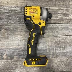 AS-IS DEWALT Atomic 20V Max Lithium-Ion Brushless Cordless Compact 1/4 in. Impact Driver Kit