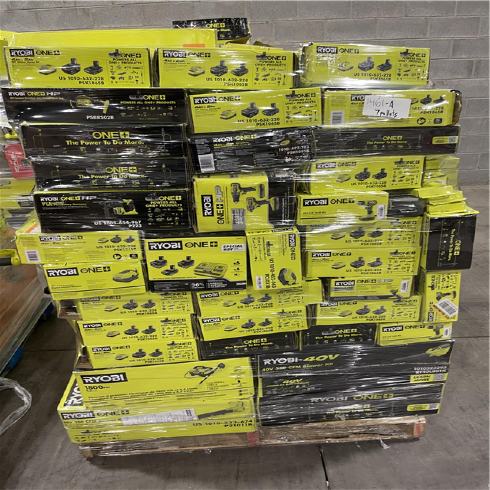 Pittston Location As-Is Power Tools Partial Truckload (7 pallets) 1461-A
