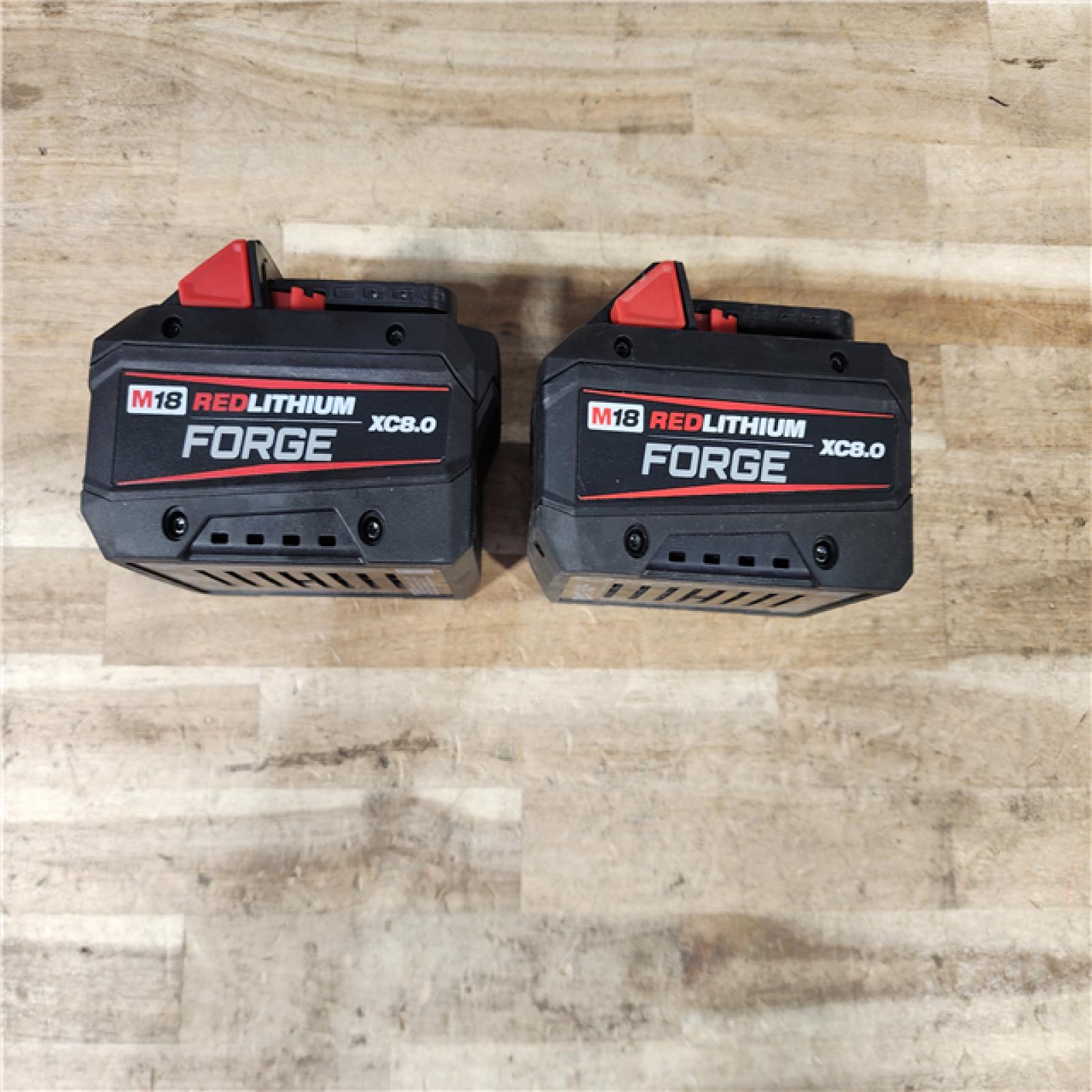 HOUSTON LOCATION - AS-IS MILWAUKEE FORGE BATTERY PACK QTY - 2