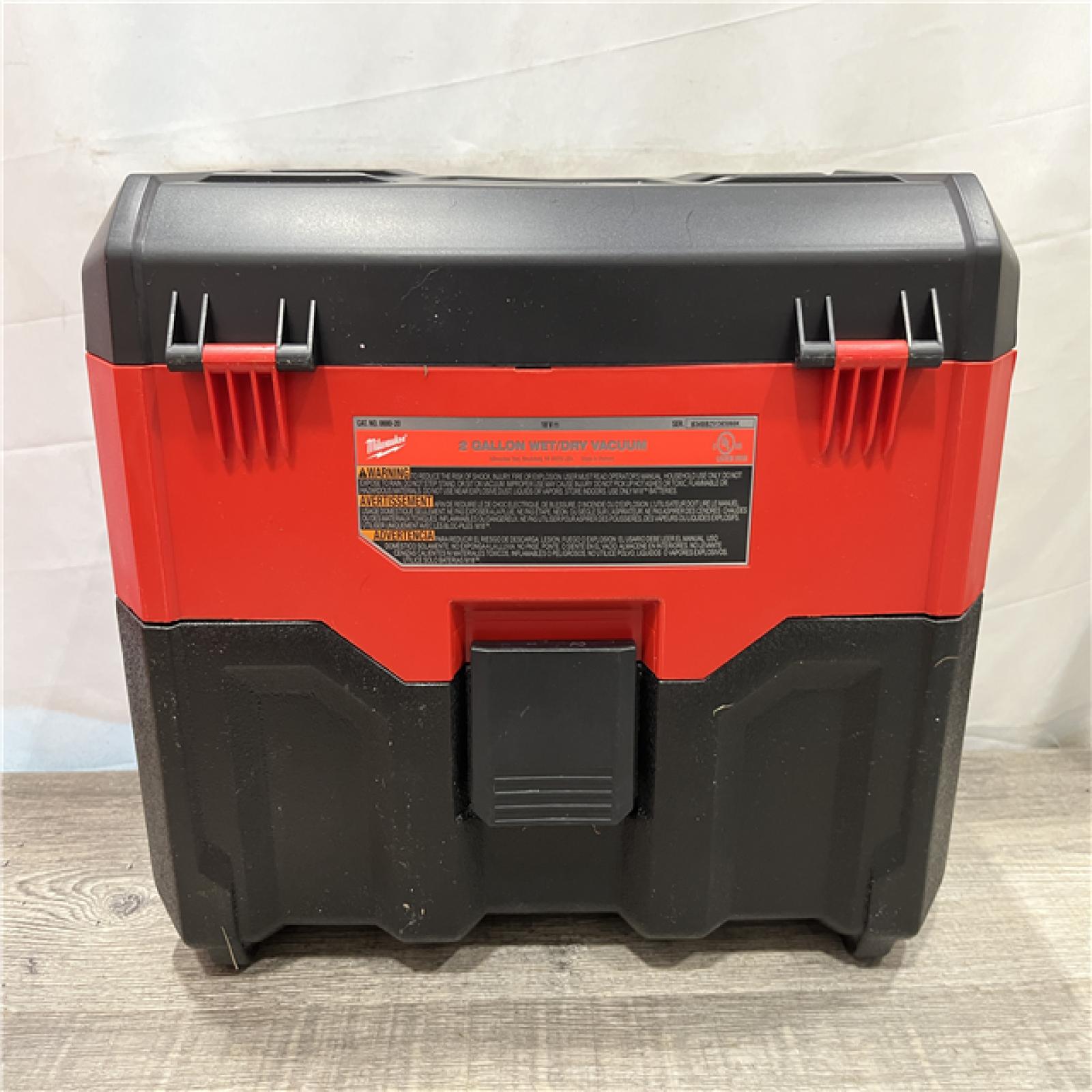 AS-IS Milwaukee 18-Volt 2 Gal. Lithium-Ion Cordless Wet/Dry Vacuum (Vacuum-Only)