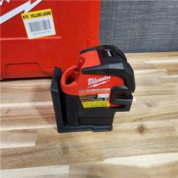 HOUSTON LOCATION - AS-IS (APPEARS LIKE NEW) Milwaukee 3624-21 12V M12 Lithium-Ion Cordless USB Rechargeable Green Beam Cross Line & 4-Points Laser Kit