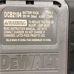 AS-IS DEWALT 20V MAX XR Lithium-Ion 4.0 Ah Battery Packs (2-Pack)