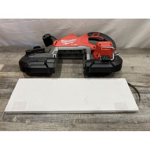 AS-IS Milwaukee FUEL 18V Lithium-Ion Brushless Cordless Deep Cut Band Saw (Tool-Only)